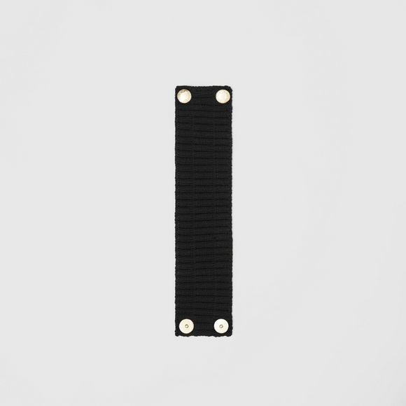 New Burberry Rib Knit Collar Black Unisex🖤🌟 - Picture 4 of 8